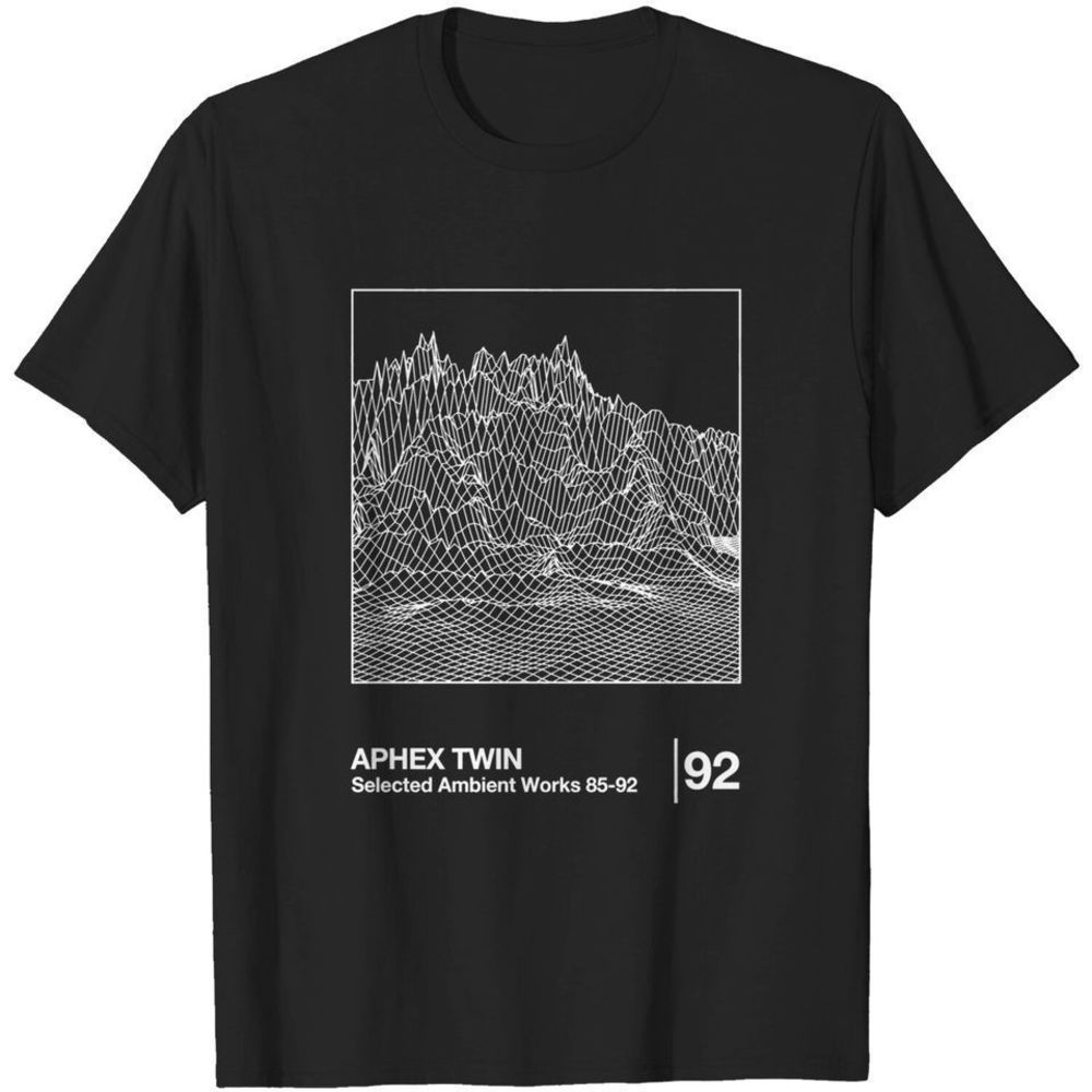 Selected Ambient Works  Minimalist Style Graphic Design  Aphex Twin  Tshirt